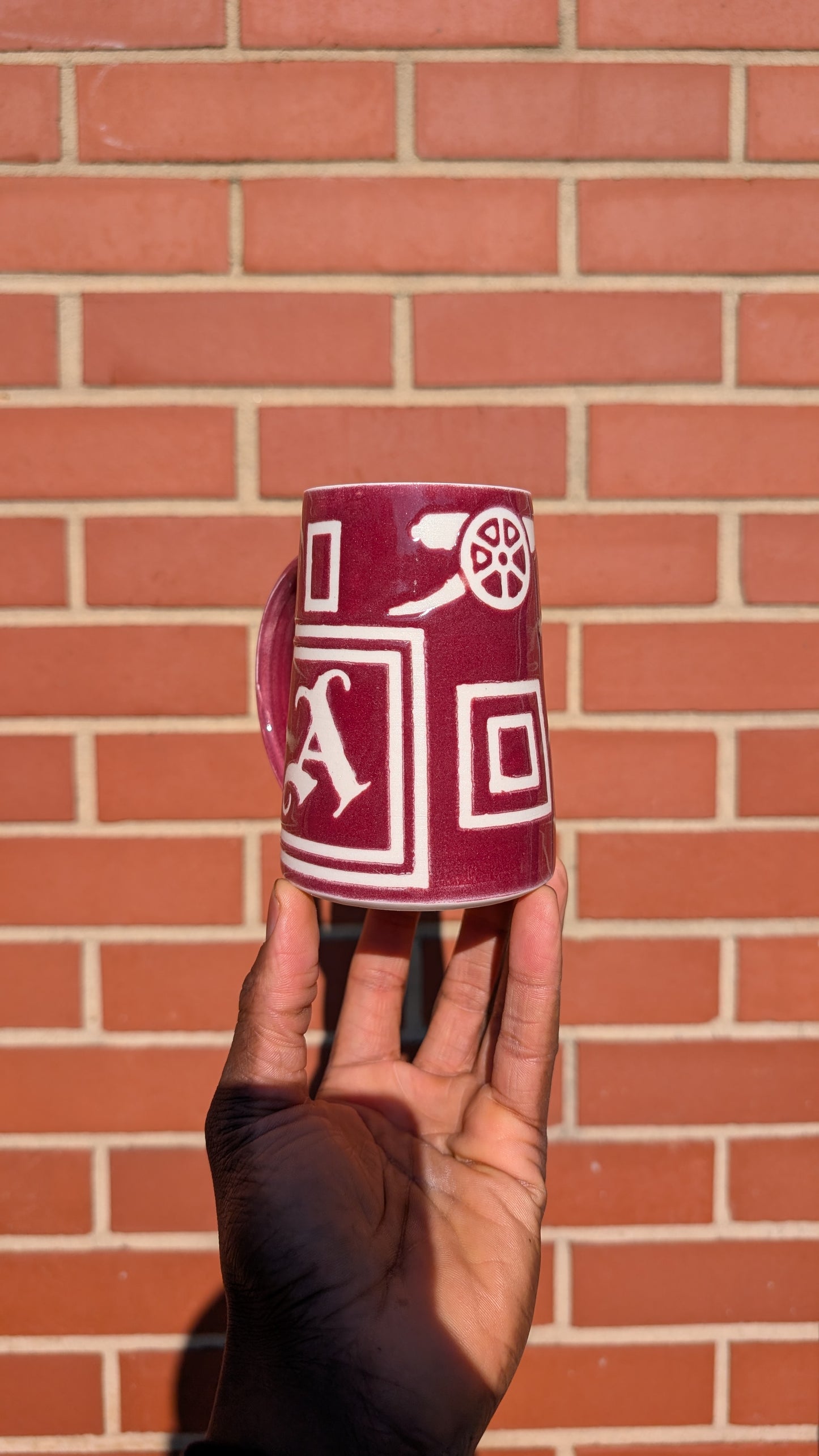 Medium Arsenal Matchday Mug - Highbury Cannon Porcelain