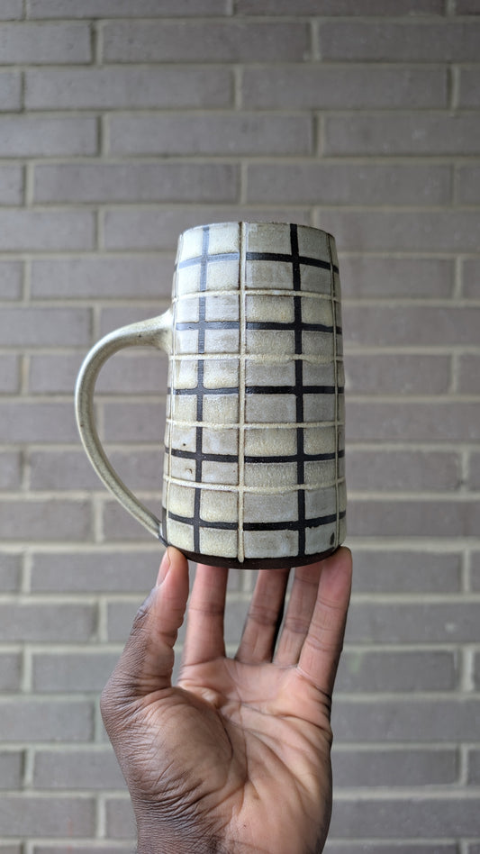 XL Grid Mug