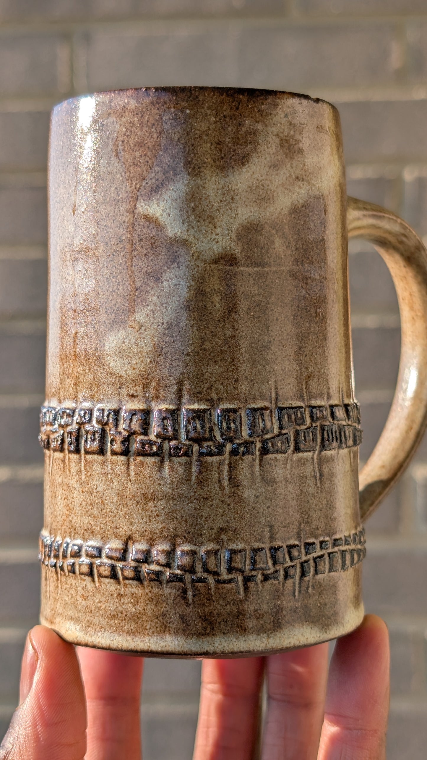 Large Parallel Path Mug