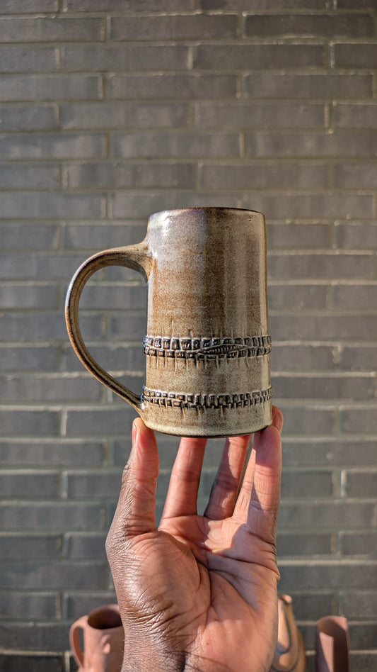 Large Parallel Path Mug