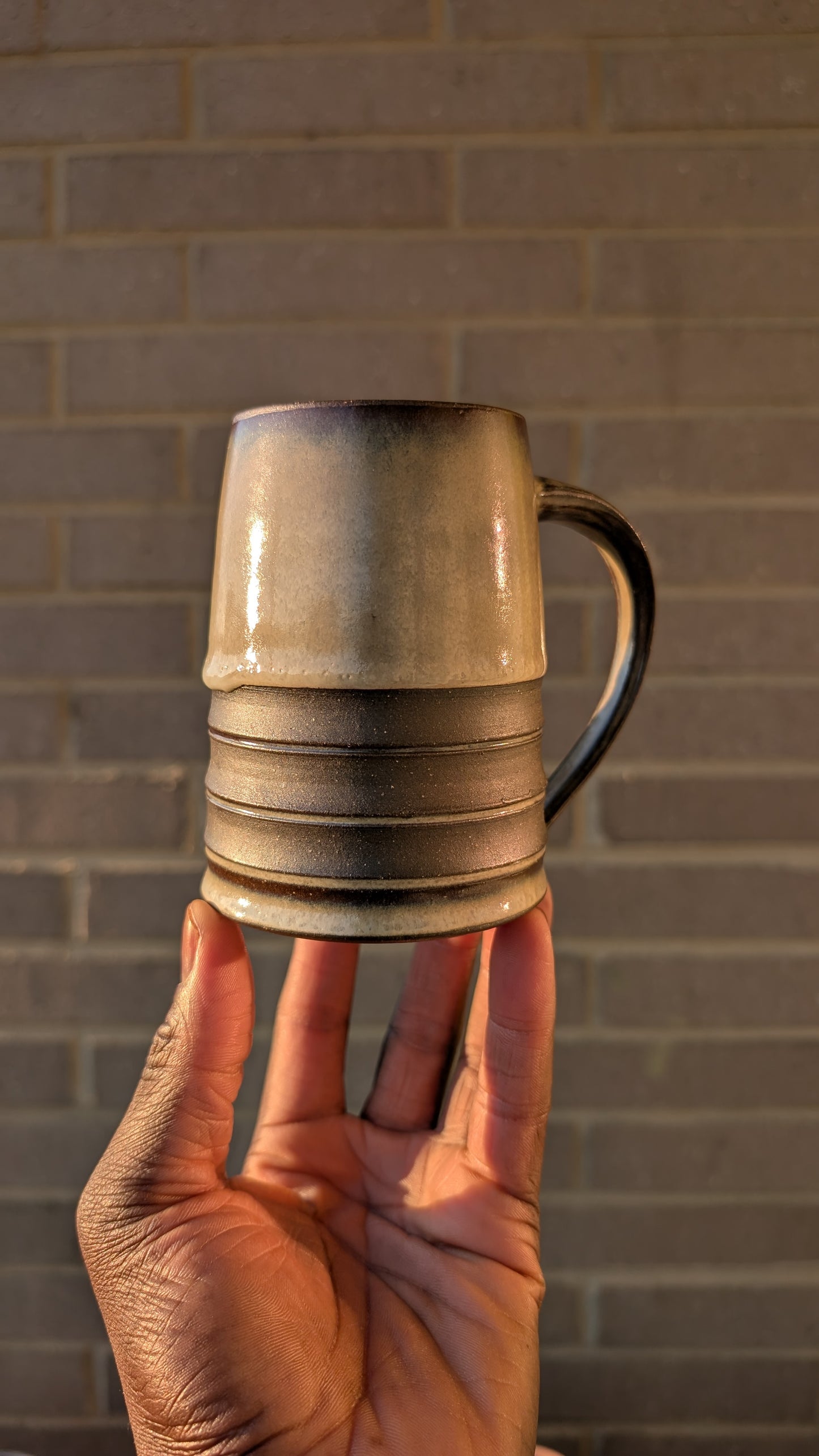 Small Grey Ridge Mug