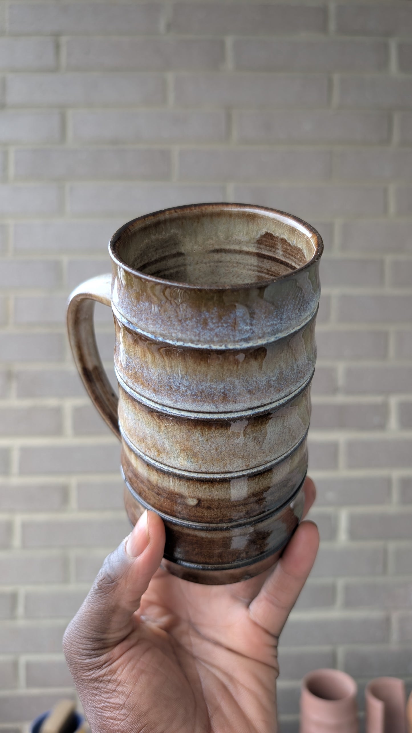 XL Bamboo Ridges Mug