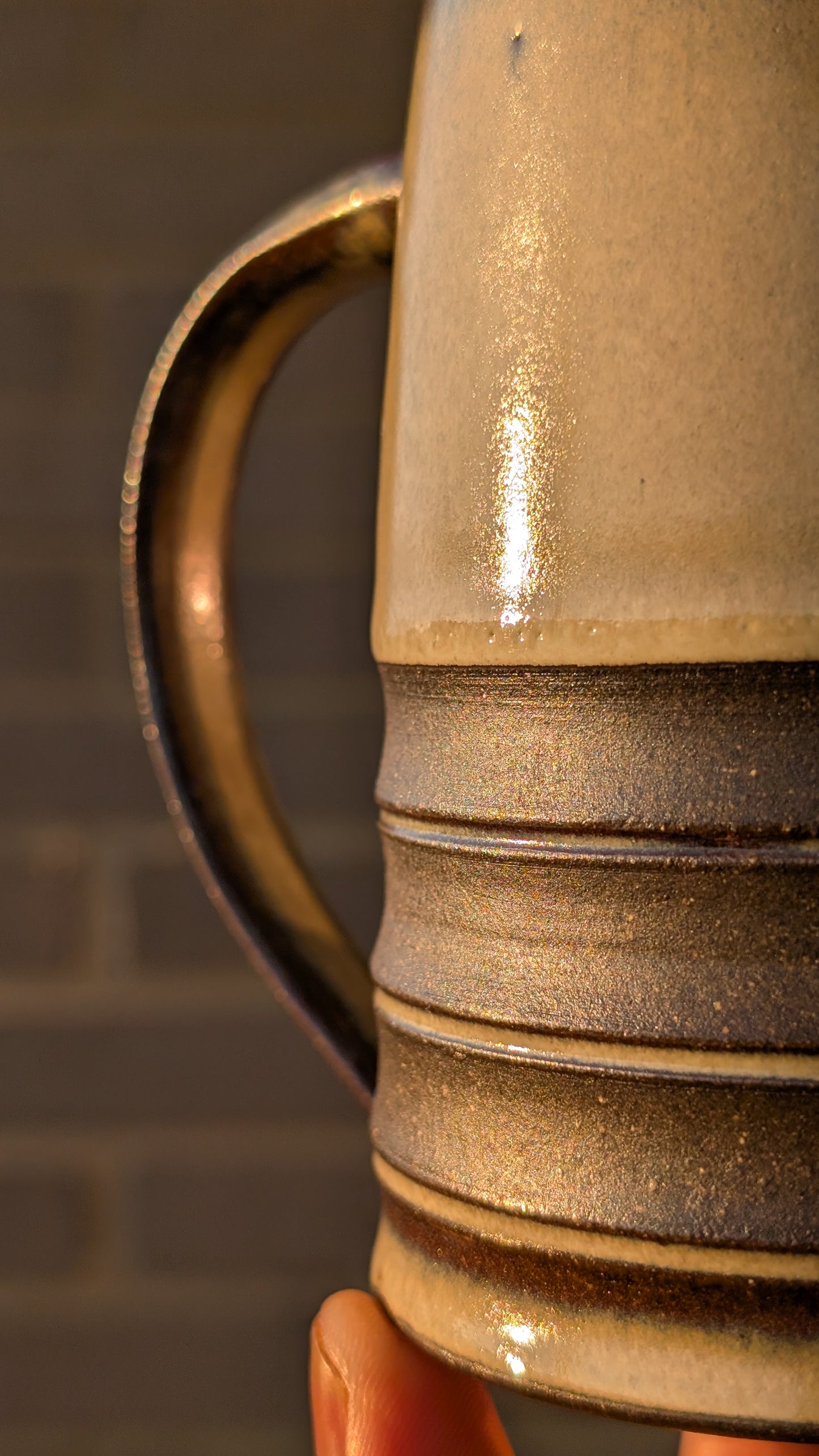 Small Grey Ridge Mug