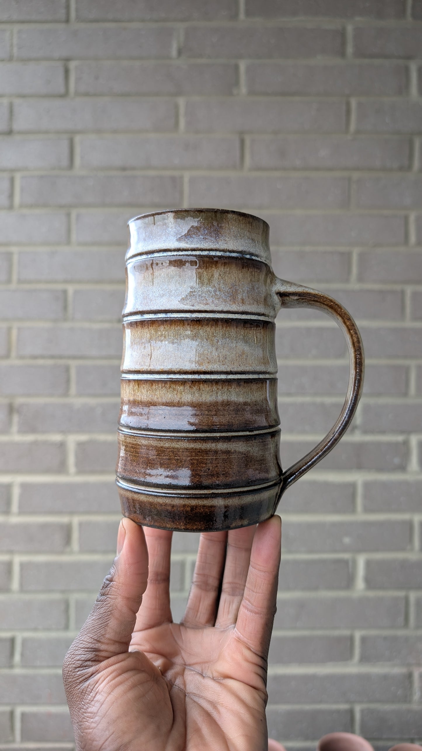 XL Bamboo Ridges Mug