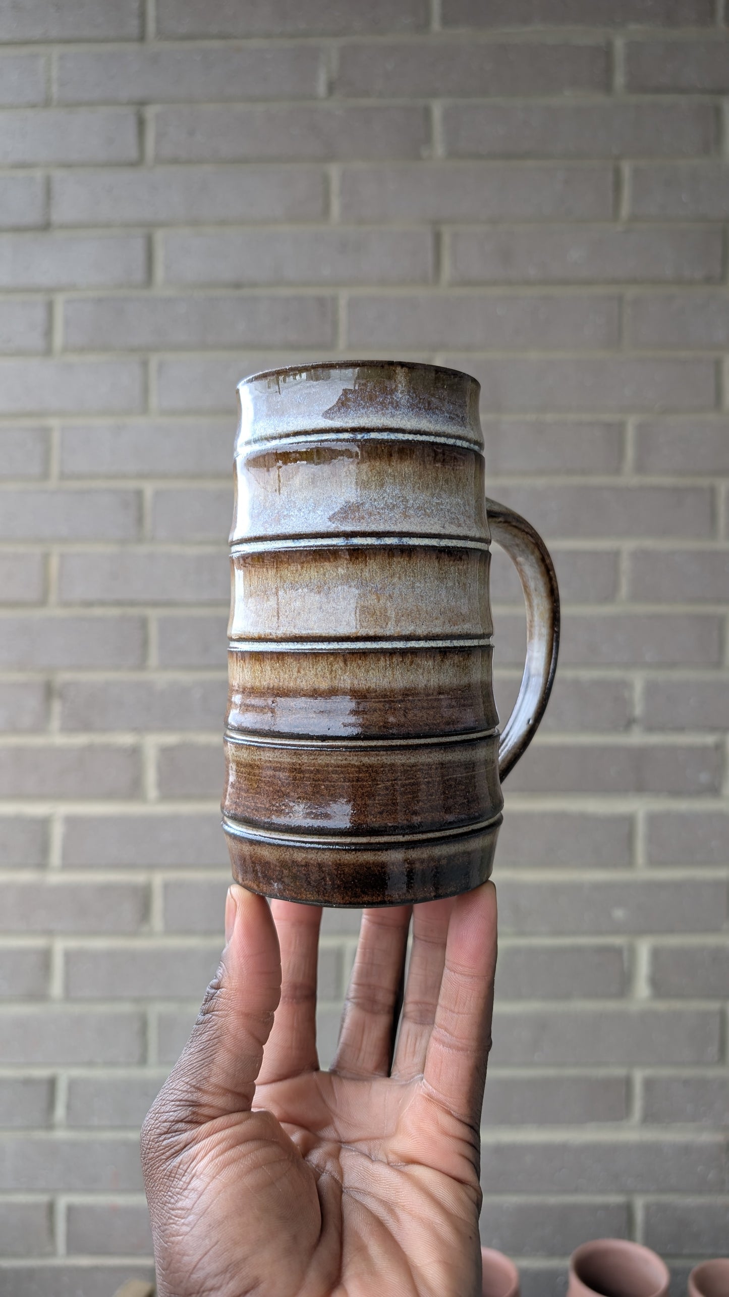 XL Bamboo Ridges Mug