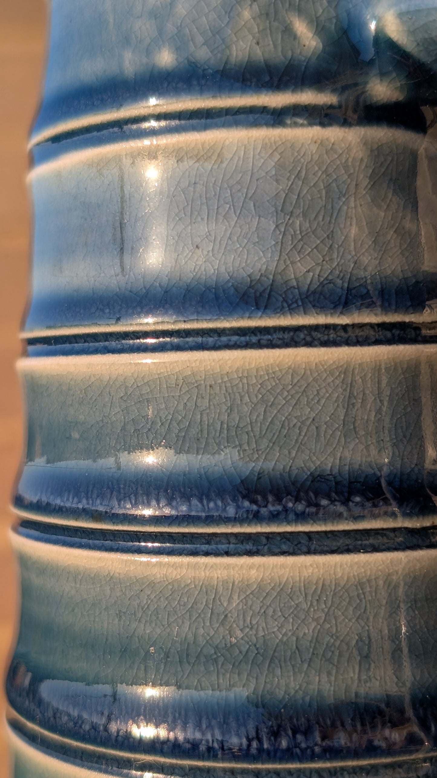 Large Wood Fired Blue Soft Ridges